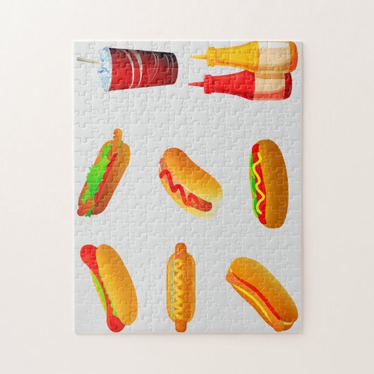 HOTDOG PUZZLE. LEGPUZZEL