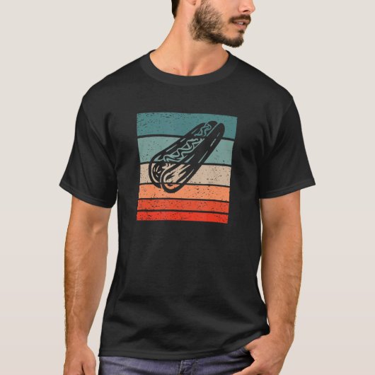 Hotdog Retro stijl  11 T-shirt (Voorkant)