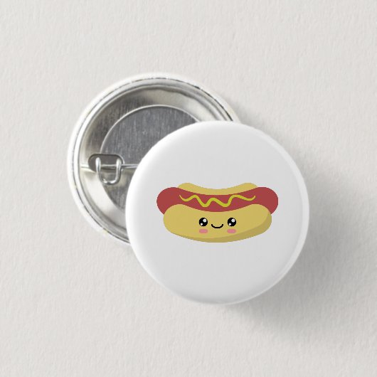 Hotdog Ronde Button 3,2 Cm (Voorkant /achterkant)