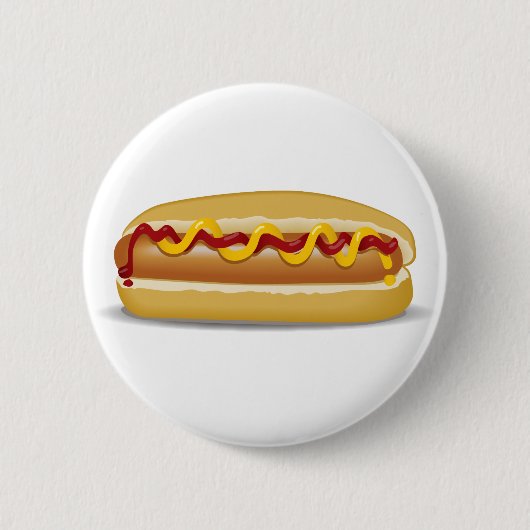 Hotdog Ronde Button 5,7 Cm (Voorkant)