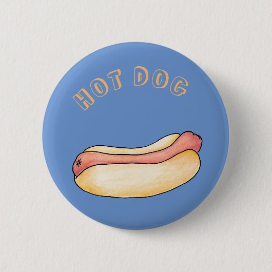 hotdog ronde button 5,7 cm (Voorkant)
