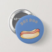 hotdog ronde button 5,7 cm (Voorkant /achterkant)