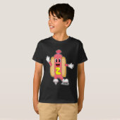 Hotdog Schaatsen Ice schaatsen Wintersport T-shirt (Voorkant volledig)