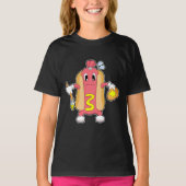 Hotdog Schilderen Penseel Kleur T-shirt (Voorkant)
