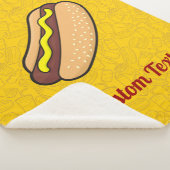 Hotdog Sherpa Blanket Deken (3/4)