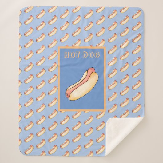 hotdog sherpa deken (Voorkant)
