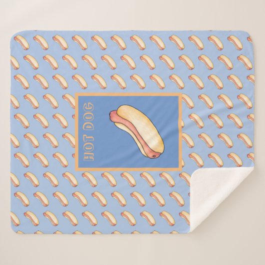 hotdog sherpa deken (Voorkant (horizontaal))