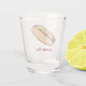 Hotdog Shot Glas (Achterkant)