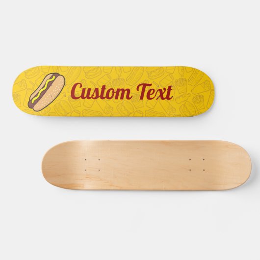 Hotdog Skateboard Deck (Horizontaal)