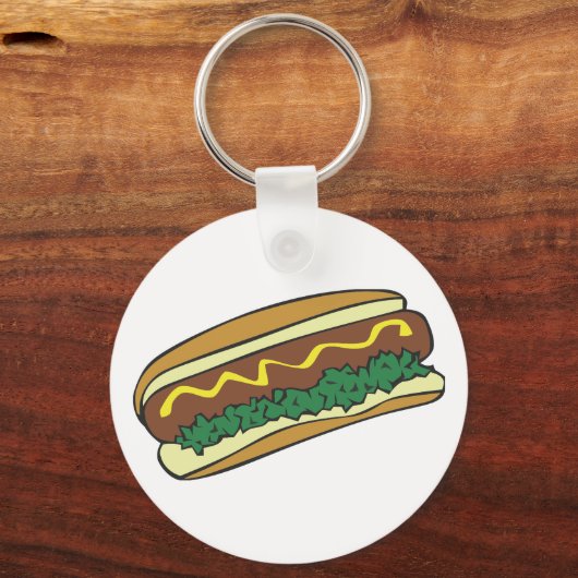 hotdog sleutelhanger (Voorkant)