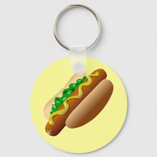 Hotdog Sleutelhanger (Voorkant)