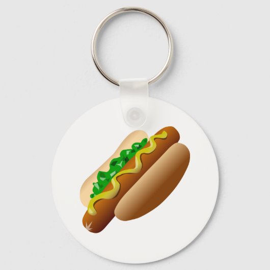 Hotdog Sleutelhanger (Voorkant)