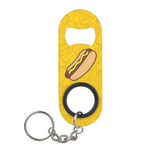 Hotdog Sleutelhanger Bottle Open Mini Flessenopener