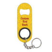 Hotdog Sleutelhanger Bottle Open Mini Flessenopener (Achterkant)
