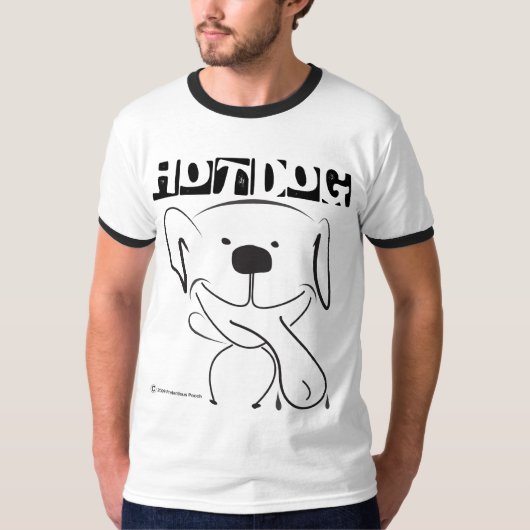 HotDog - Slim-Dog-C T-shirt (Voorkant)