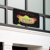 Hotdog Spandoek (Buitenkant Gebouw)