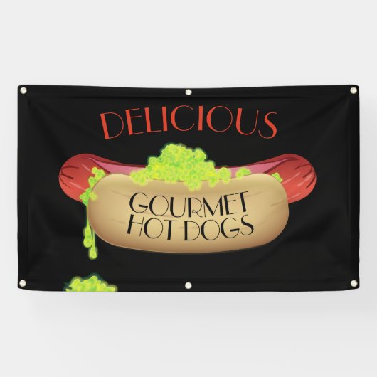 Hotdog Spandoek (Horizontaal)