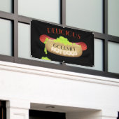 Hotdog Spandoek (Buitenkant Gebouw)