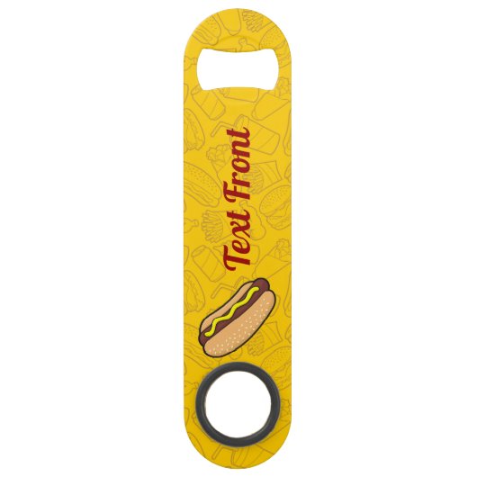 Hotdog Speed Flessenopener (Voorkant)