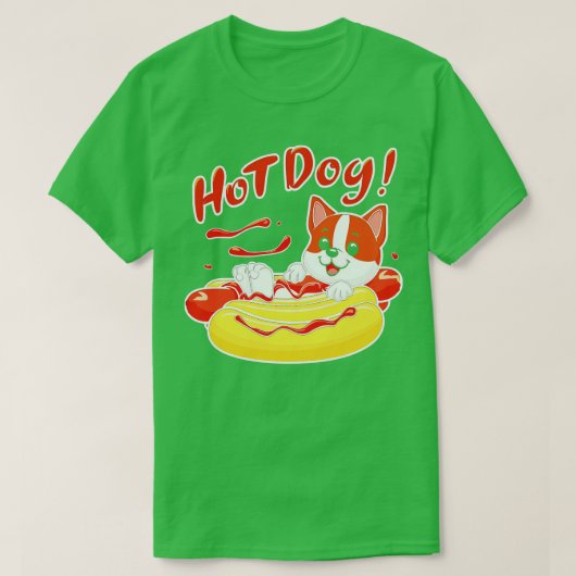 hotdog t-shirt (Design voorkant)