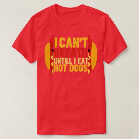 hotdog t-shirt (Design voorkant)