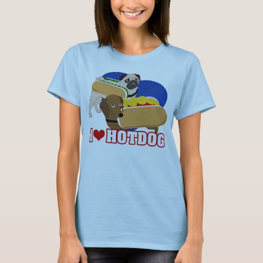 Hotdog T-shirt (Voorkant)
