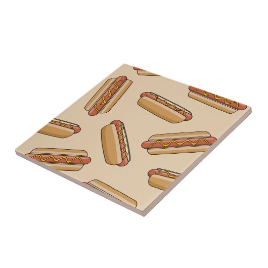 hotdog tegeltje (Zijkant)