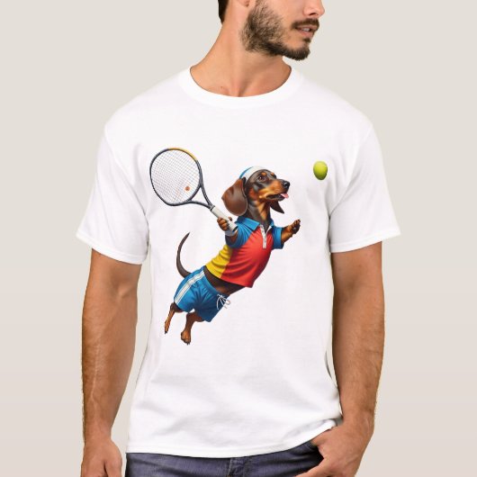 hotdog tennis t-shirt (Voorkant)