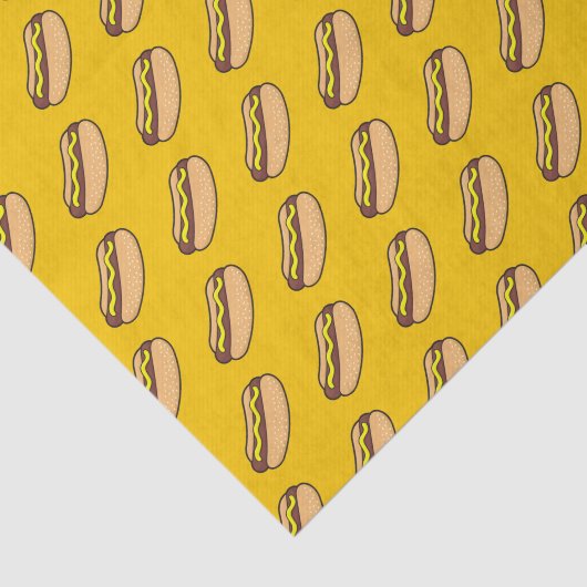 Hotdog Tissuepapier (Detail)