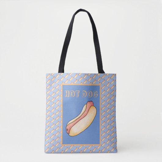 hotdog tote bag (Voorkant)