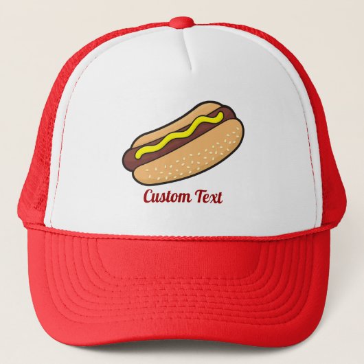 Hotdog Trucker Hat Trucker Pet (Voorkant)
