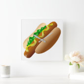 Hotdog Vierkante Klok (Huis)