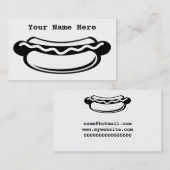 Hotdog Visitekaartje (Voorkant / Achterkant)