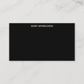 Hotdog Visitekaartje (Achterkant)