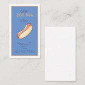 hotdog visitekaartje (Voorkant / Achterkant)