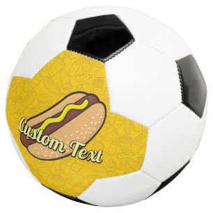 Hotdog-Voetbal Voetbal