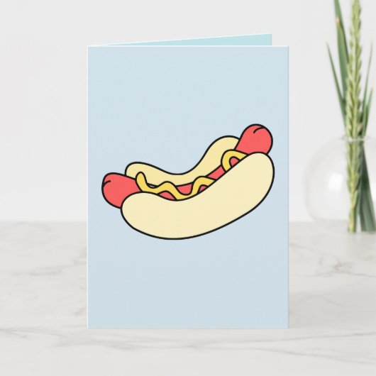 HOTDOG WENSKAARTEN, 'HAPPY SUMMER!' KAART (Voorkant)