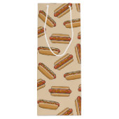 hotdog wijn cadeautas (Achterkant)