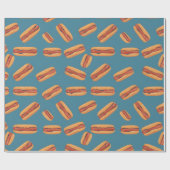 Hotdog Wrapping Papier Verjaardagsfeestje Grappig  (Vlak)