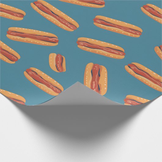 Hotdog Wrapping Papier Verjaardagsfeestje Grappig  (Hoek)