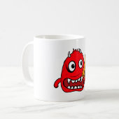 hotdogduivel koffiemok (Voorkant links)