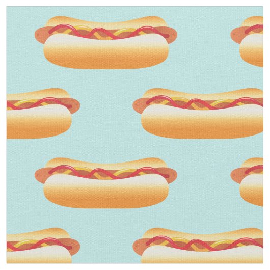 Hotdogpatroon Stof (Close Up)