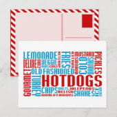 hotdogs chitChat Briefkaart (Voorkant / Achterkant)