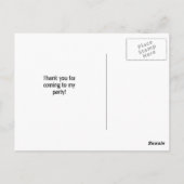 Hotdogs en S'mores kampvuur Dank u Briefkaart (Achterkant)