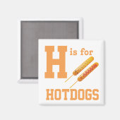 hotdogs magneet (Voorkant / Achterkant)