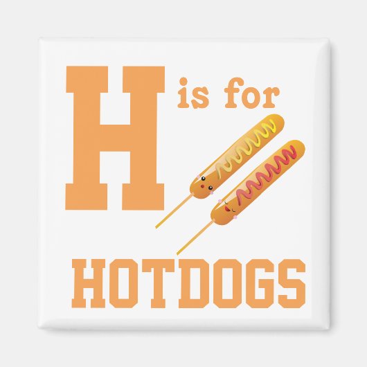 hotdogs magneet (Voorkant)