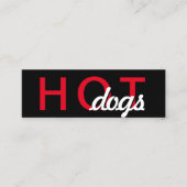 hotdogs ponskaart klantenkaartje (Voorkant)