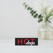 hotdogs ponskaart klantenkaartje (Staand voorkant)