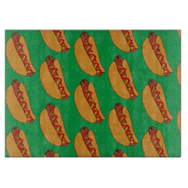 hotdogs snijplank