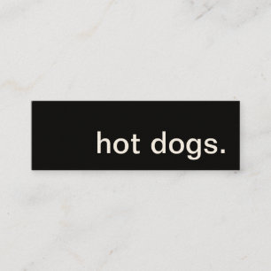 hotdogs, trouwe punctiekaart klantenkaartje